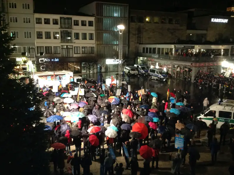 AfD Kundgebung Gutenbergplatz