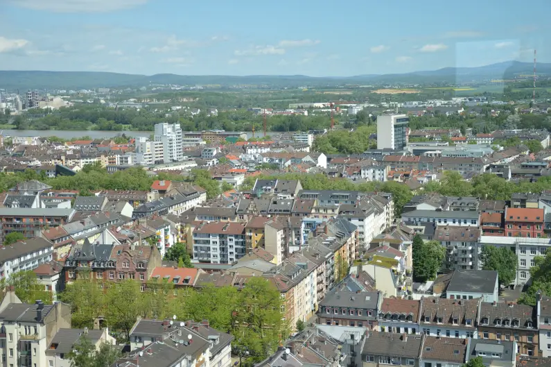 Bonifaziustürm - Blick über Neustadt Richtung Amöneburg