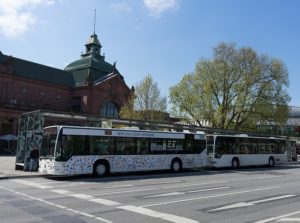 In Wiesbaden kommt der Busverkehr an seine Grenzen. - Foto: ESWE