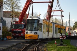 Der Straßenbahnausbau in Mainz ist vorerst vom Gleis gehoben. - Foto: gik