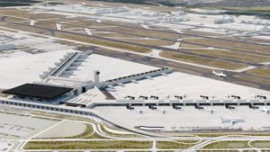 Das derzeit im Bau befindliche neue Terminal 3 könnte erheblich mehr Fluglärm in die Region bringen, befürchten Gegner. - Foto: Fraport
