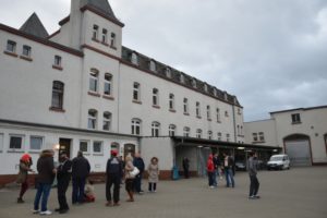 Die Kommissbrotbäckerei in der Mainzer Neustadt 2015 als Flüchtlingsunterkunft. - Foto: gik