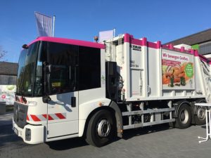 Müllwagen der Stadt Mainz. - Foto: gik