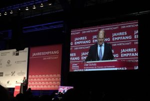 2019 kam Finanzminister Olaf Scholz (SPD) als Spitzenredner zum Jahresempfang der Wirtschaft nach Mainz. - Foto: gik