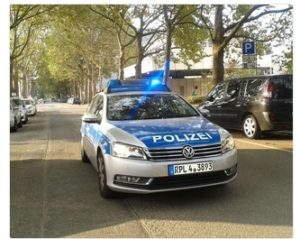 Einsatzfahrzeug der Mainzer Polizei. - Foto: Mainz Polizei 