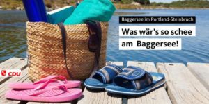 Stoßseufzer der Mainzer CDU: Die Opposition unterstützt die Idee eines Baggersees für Mainz. - Foto: CDU Mainz