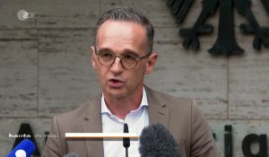 Außenminister Heiko Maas (SPD): "Lage falsch eingeschätzt". - Screenshot: gik