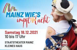 Impfaktion "Mainz wie's impft und lacht" am 18. Dezember 2021. - Grafik: Mainzer Fastnacht eG