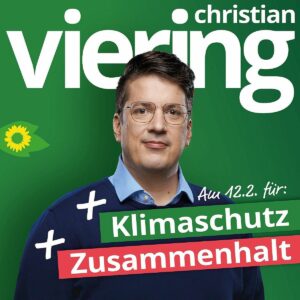 Wahlplakat des Grünen-Kandidaten Christian Viering. - Foto: Grüne Mainz 