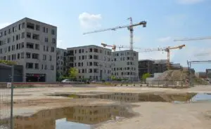 Auch im Mainzer Zollhafen entstehen ständig weitere neue Wohnungen. - Foto: gik 