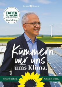 Würde gerne nach der Macht in der Staatskanzlei greifen: Der grüne Wirtschaftsminister Tarek Al-Wazir. - Foto: Grüne Hessen 