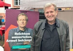 Der bekannte Mainzer Sozialmediziner Gerhard Trabert kandidiert auf Platz 4 der Linken für die Europawahl, Trabert ist aber weiter kein Mitglied der Linken. - Foto: gik