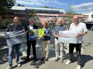 Vorstellung der neuen Begrünung des Otto-Schott-Gymnasiums in Mainz-Gonsenheim,. - Foto: Mainzer Stadtwerke 