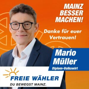 Warf Finanzdezernent Günter Beck Täuschung des Stadtrats und der Bürger vor: Freie Wähler-Stadtrat Mario Müller. - Foto: Freie Wähler Mainz 