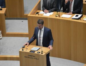 Der CDU-Obmann im Untersuchungsausschuss, Dirk Herber, bei seiner Rede am Freitag. - Foto: gik