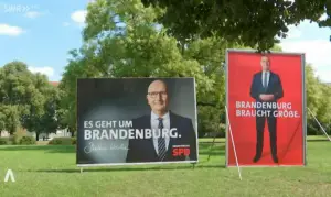 Dietmar Woidke allein Zuhaus: Der Ministerpräsident machte zwar seine SPD wieder zur stärksten Kraft in Brandenburg - aber mit wem will er jetzt regieren? - Screenshot via SWR: gik