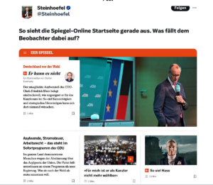 Startseite bei Spiegel Online nach der Abstimmung im Bundestag. - Screenshot: gik