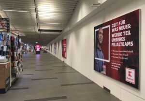 Im Sommer 2022 übernahm Kaufland den insolventen real-Markt im Mainzer Gutenberg-Center: zeit für was Neues? - Foto: gik