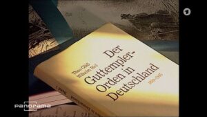 Buch der Guttempler-Spitze vor 1945 über ihren Orden in Deutschland. - Screenshot: Panorama-Bericht über Guttempler 1991
