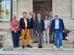 Der Wissenschaftliche Beirat der deutschen Weinakademie, 2. von rechts: Professor Nicolai Worm. - Foto: DWA