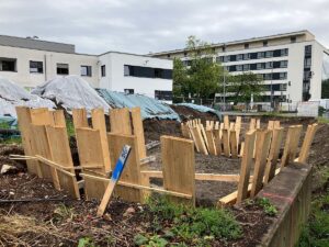Start der Bodenarbeiten auf dem Gelände der Firma Vlex im Mai 2024. - Foto: Stadt Mainz