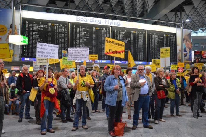 „Ruhe jetzt!“ – Bürgerinitiativen rufen zur 250. Montagsdemo am Frankfurter Flughafen am 11. Juni 2018 auf – Kampf gegen Fluglärm aktuell wie nie