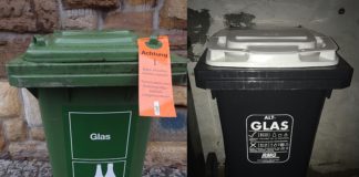 Verwirrung um Altglastonne: Glastonne wird ab Januar von neuer Firma geleert – Tonnen werden mit Leerung ausgetauscht