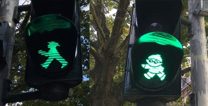 Mainzelmännchen trifft Ost-Ampelmännchen: Mainz vereint West und Ost zum Tag der Deutschen Einheit