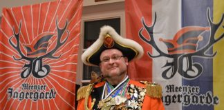 Ordensempfang der Jägergarde: Bernd Frank feiert bereits fünf Jahre seiner närrischen Ein-Mann-Garde