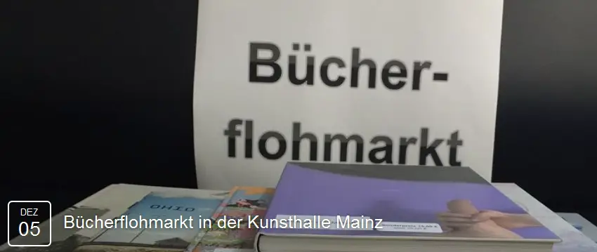 Bücherflohmarkt Kunsthalle Mainz