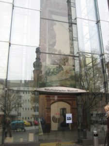 Eingang Naturhistorisches Museum - Foto gik