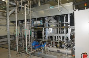 Ein Elektrolyseur im Energiepark Mainz-Hechtsheim. - Foto: gik
