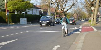 Fahrrad-Piktogramme auf den Straßen von Mainz rechtswidrig? – Landesbetrieb Mobilität moniert Piktogrammketten