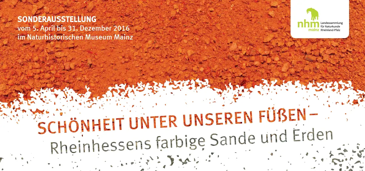 Flyer Rheinhessens farbige Sande und Erden