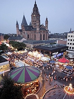 Foto Johannisnacht mit Dom - Foto Stadt Mainz