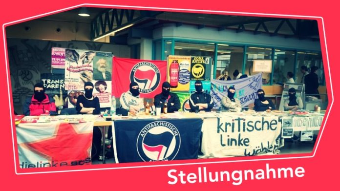 Wirbel um Vermummungsfoto linker Studentengruppen – Uni: rechtliche Schritte nicht geboten