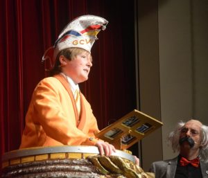 Luca Lautenschläger, junges Nachwuchstalent in der Mainzer Fastnacht beim GCV. - Foto: gik
