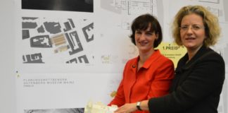 Letzte Führung durch die Ausstellung der Entwürfe fürs Gutenberg-Museum