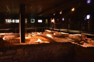 Die Präsentation der Reste des antiken Isistempels im Untergeschoss der Mainzer Römerpassage wird allein von der IRM getragen und finanziert. - Foto: gik 