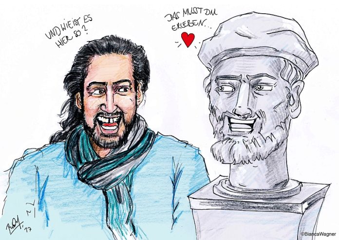 Biancas Blick auf Mainz: Abbas Khider, Johannes Gutenberg und die große Liebe zu Mainz