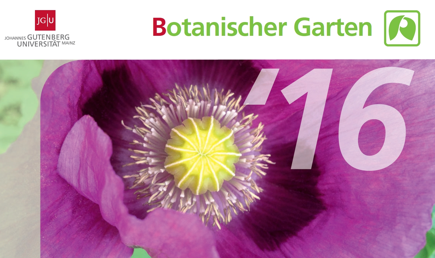 Logo Botanischer Garten Veranstaltungen 2016