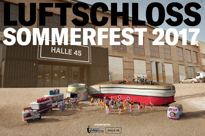 Luftschloss in der Waggonfabrik: Halle 45 feiert mit Musikmaschine großes Sommerfest am 15. Juli