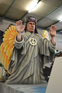 Schon 2016 portraitierten die Mainzer Narren vom MCV Putin als scheinheiligen Friedensengel. - Foto: gik