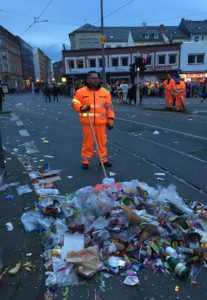 Straßenreinigung und Müllabfuhr sollen in Mainz am Fastnachtsfreitag und Fastnachtssamstag bestreikt werden. - Foto: gik