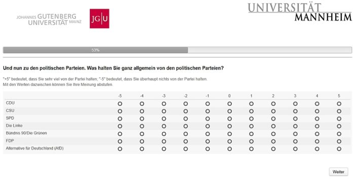 Uni Mainz sucht Teilnehmer für Online-Umfragen zur Bundestagswahl – Amazon-Gutscheine zu gewinnen