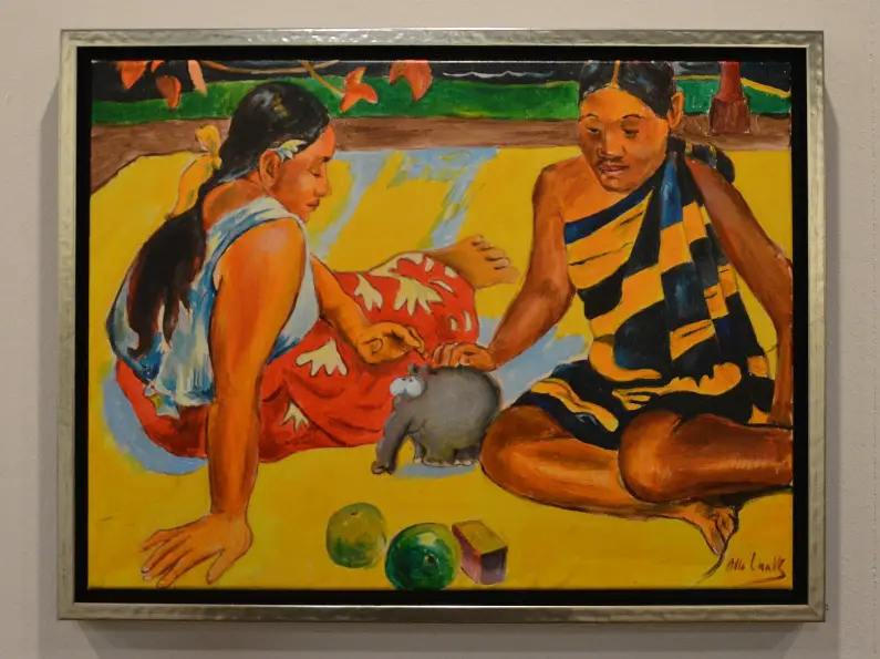 Paul Gauguin mit Ottifant