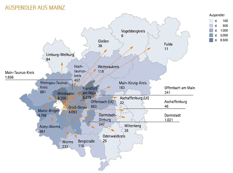 Mainz Rheinhessen Frankfurt am Main 