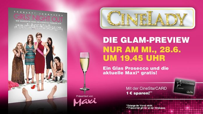 Cinelady am Mittwoch mit Girl’s Night Out und entspannten Rhein-Cruises mit Rössler zu den Sommerlichtern