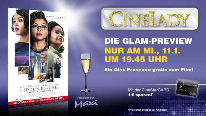 Cinelady am 11. Januar: „Hidden Figures“ mit Kevin Costner, dem Weltall, drei schwarzen Heldinnen – und der Eiswelt