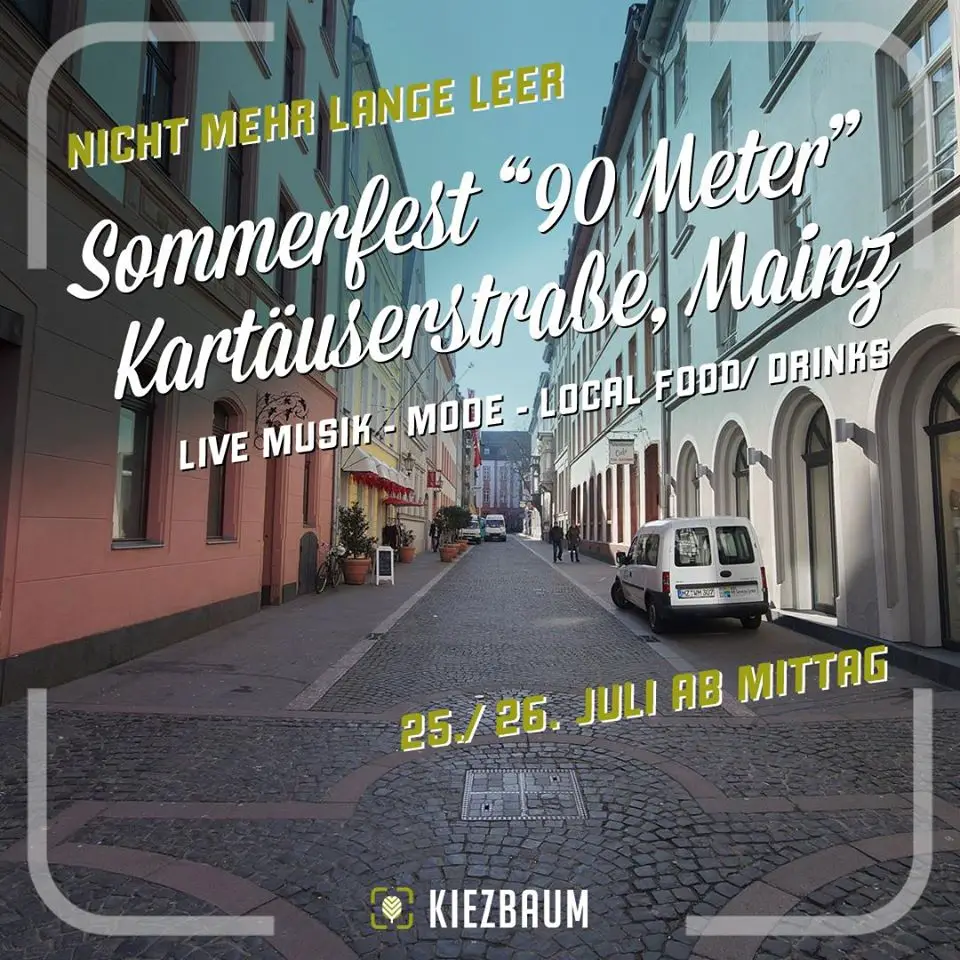 Plakat Sommerfest Kartäuserstraße